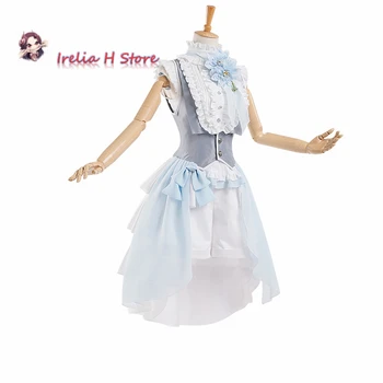 

{Stock}Ciel Black Butler cosplay Ciel Phantomhive cosplay costume Blue/white Lotus cosplay costume summer dress
