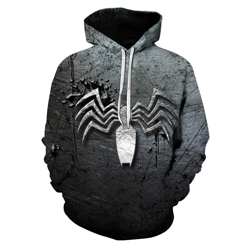 

2019 New Horror skull 3d-printed sweatshirt love marshmallow sweatshirt spidey endgame little fresh casual hoodie Wholesale
