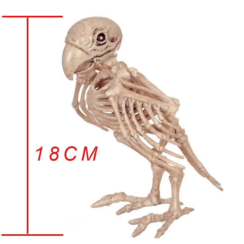 Мини-скелет череп пластиковые кости скелета для ужасов Хэллоуин украшения для Хэллоуина пари бар дом с привидениями мышь змея