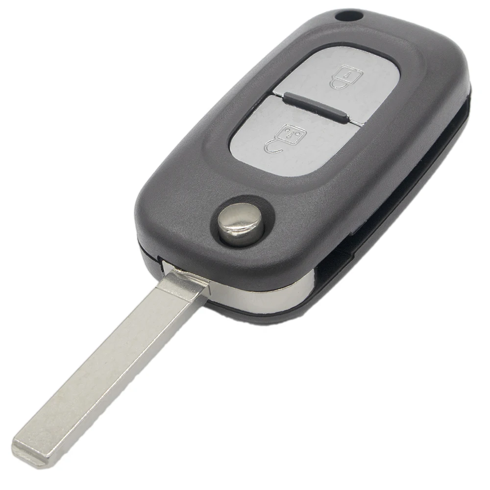

WhatsKey 2 3 Button Remote Flip Key Folding Case Car Key Shell For Renault Fluence Clio Megane Kangoo Modus