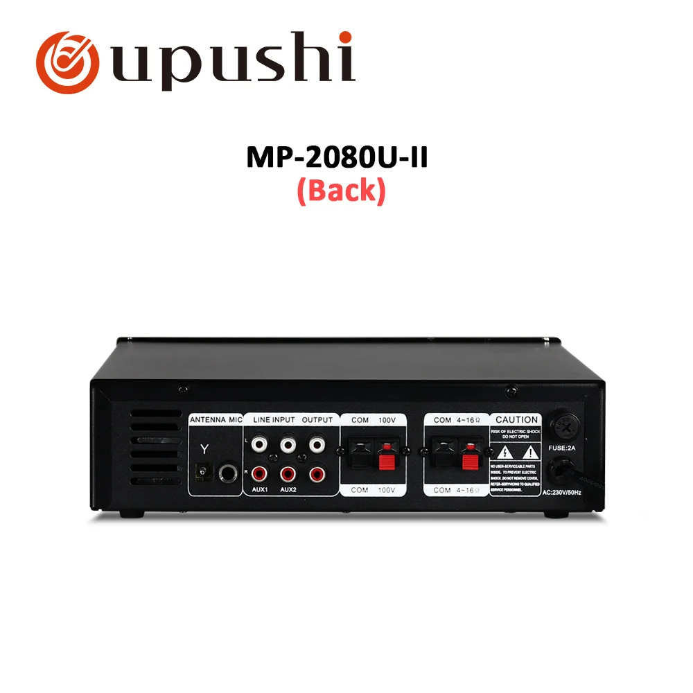 Oupushi bluetooth amplifier 50W digital power amplifier 80W small size USB amp with SD card remote control for home speakers
