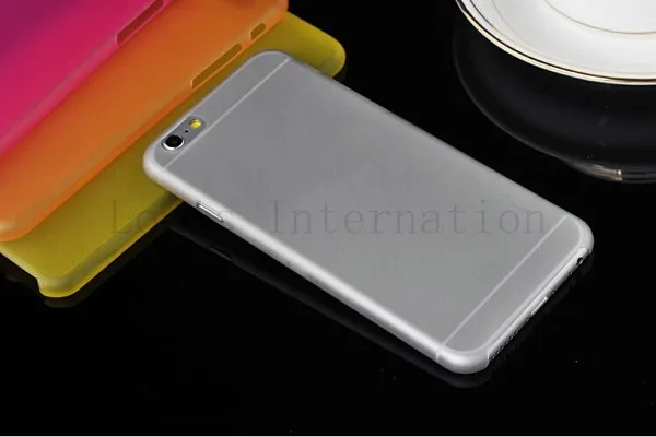 Wholesale 0.3MM Ultrathin Slim Colorful Clear Transparent Soft Matte Frosted Cover 4.7 inch Phone Case For iPhone 6 Case  06