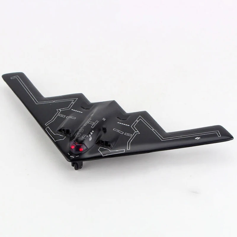 

Freeshipping Children Northrop Grumman B-2 Spirit diecast Metal Plane Toy Sound & Flashing & Pull Back Present Kids Gift