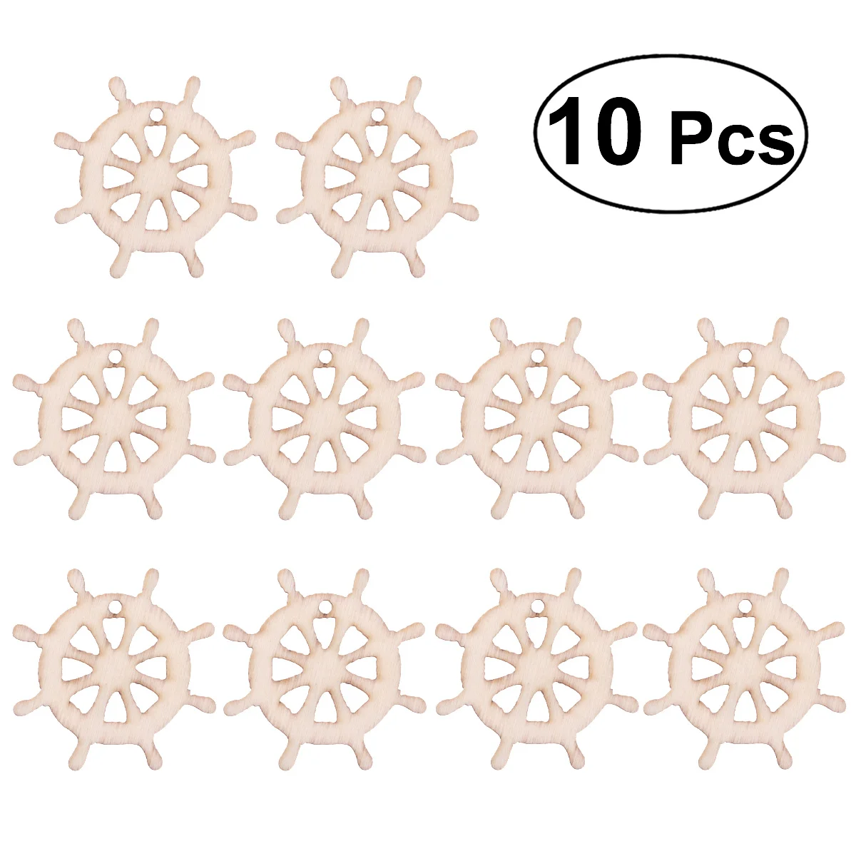 

10 Pcs Unfinished Wood Cutout Chips For Board Game Pieces Arts Crafts Projects Ornaments