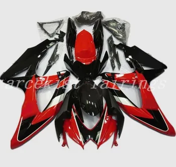 

High quality New ABS Mold Fairings Kits Fit For Suzuki GSX-R600 GSX-R750 K8 2008-2010 08 09 10 Fairing bodywork Set black red