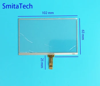 

4.3 inch Compatible 4 wire resistive 102mm*63mm 102*63mm 4302 touch screen glass digitizer panel