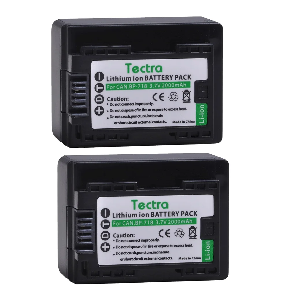 Аккумулятор для фотокамеры Canon VIXIA HF M50 M500 M52 R300 R32 R40 R42 R50 R52 R500 LEGRIA R86 BP718 аккумулятор