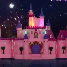 Игровой домик, игрушки, костюм для девочки на виллу, для детей, унисекс, многоцветный пластик, 2-4 года