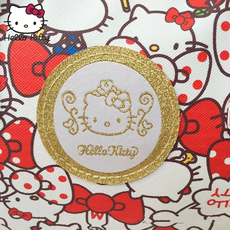 Милая мультяшная сумка hello kitty, модная женская сумка на одно плечо из искусственной кожи, милый школьный рюкзак для девочек, плюшевый рюкзак на плечо