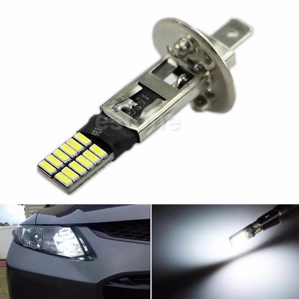 1 шт. новая фара 6500K HID White 24-SMD H1 светодиодный Сменные лампы для противотуманных фар