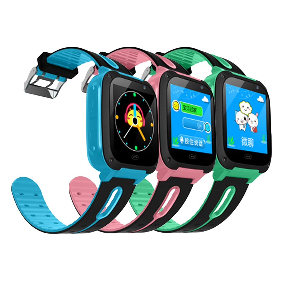  Kind Wasserdichte baby GPS Smart Uhr mit Kamera Taschenlampe SOS Anruf Location Touch Screen Anti-V