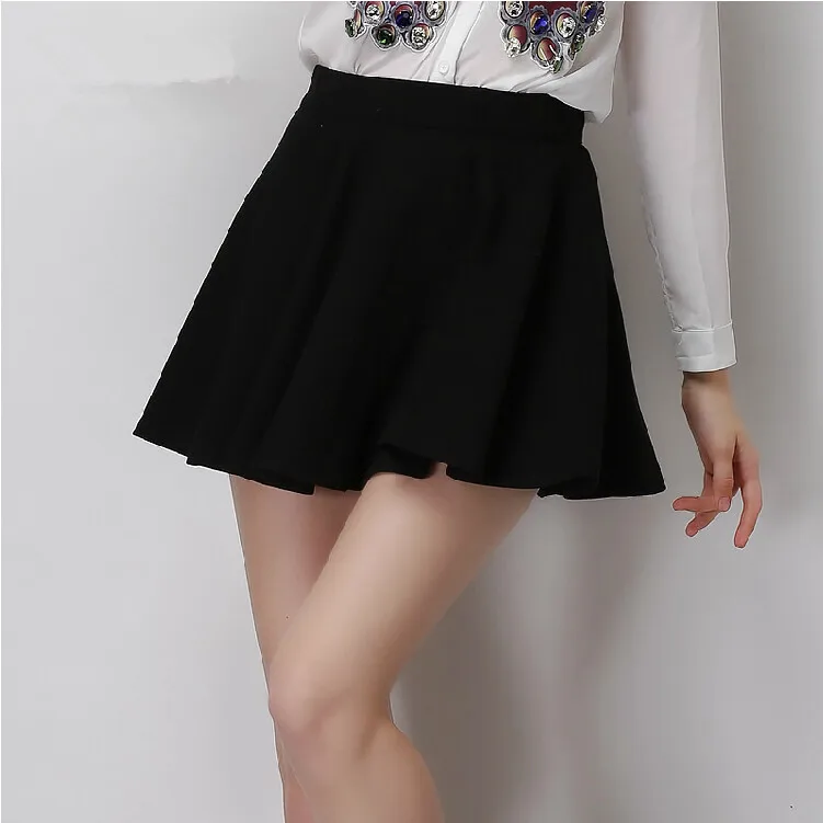XXS 7XL Plus Size Women High Waist School Skirt Black Tennis Skirtin Skirts from Women's