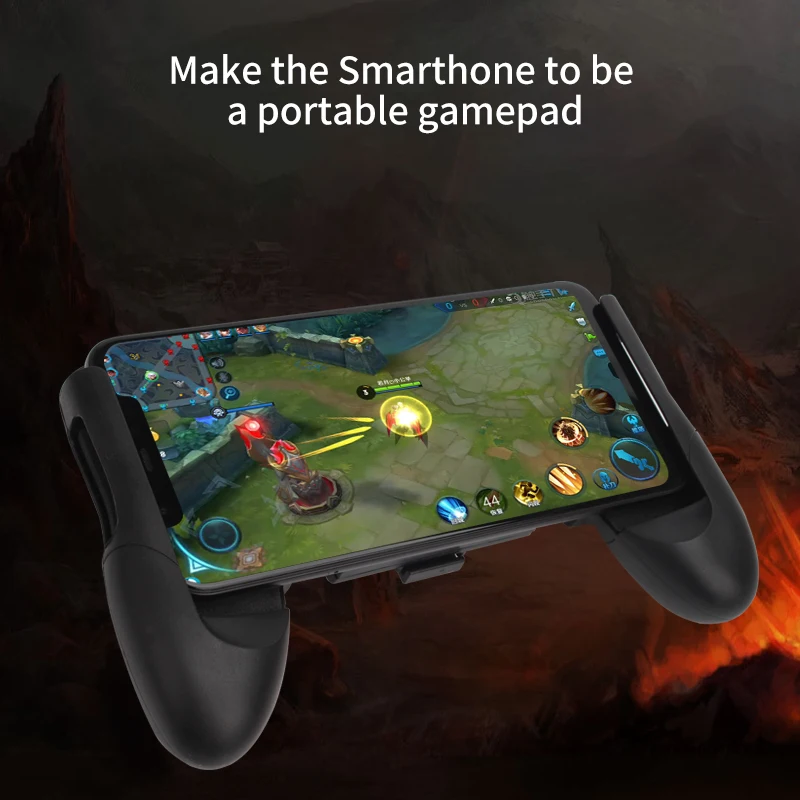 Przenośny Gamepad dla PUBG mobilny kontroler gier rozszerzalny uchwyt uchwyt gry dla iPhone smartfony z systemem android 4.5-6 'Cal 6 Przenośny Gamepad dla PUBG mobilny kontroler gier rozszerzalny uchwyt uchwyt gry dla iPhone smartfony z systemem android 4.5-6 'Cal 6