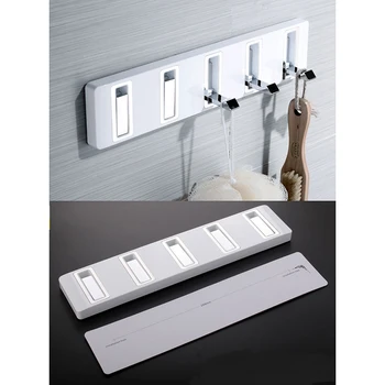 

Wall Wounted Conceal Coat Hat Folding Robe Hook With Screws