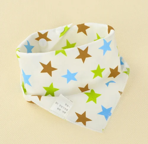 8 Patterns Newborn Baby Boy Girls kids Bibs Waterproof Saliva Handkerchief Towels Feeding Bandana