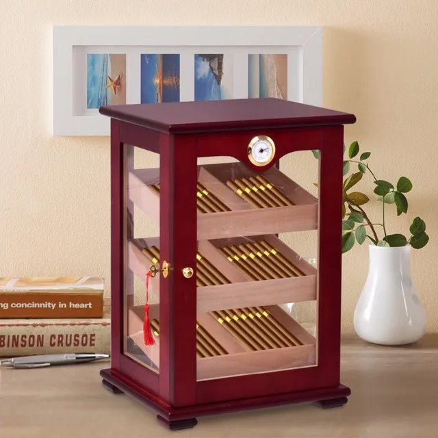 Cheap Giantex Countertop Display Humidor 150 Cigars Storage Cabinet Humidifier Hygrometer New Living Room Cabinet HW56599 Cheap Giantex Countertop Display Humidor 150 Cigars Storage Cabinet Humidifier Hygrometer New Living Room Cabinet HW56599