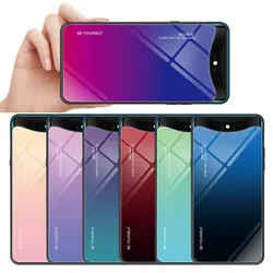 На Алиэкспресс купить стекло для смартфона gradient tempered glass phone case for oppo reno z realme x f11 r17 pro lite k3 10x zoom f11 find x r19 k1 r15x cover case coque