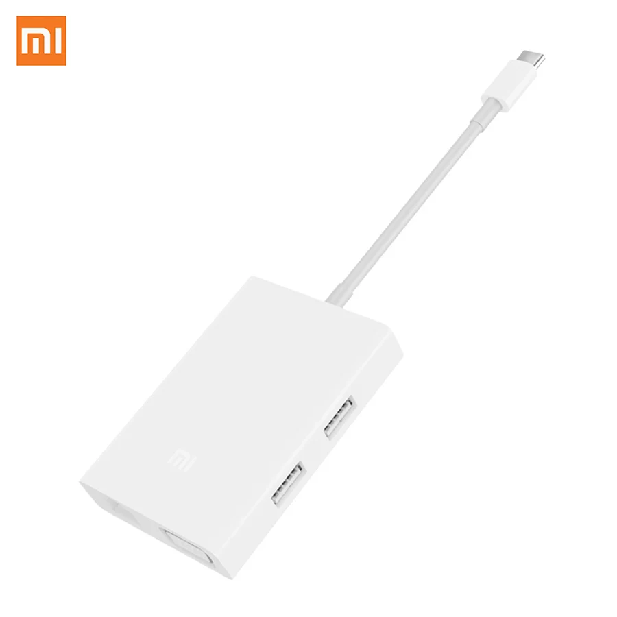 Многофункциональный адаптер Xiaomi 4 в 1 фотоадаптер/порт VGA/USB 3 0/RJ45 Ethernet |