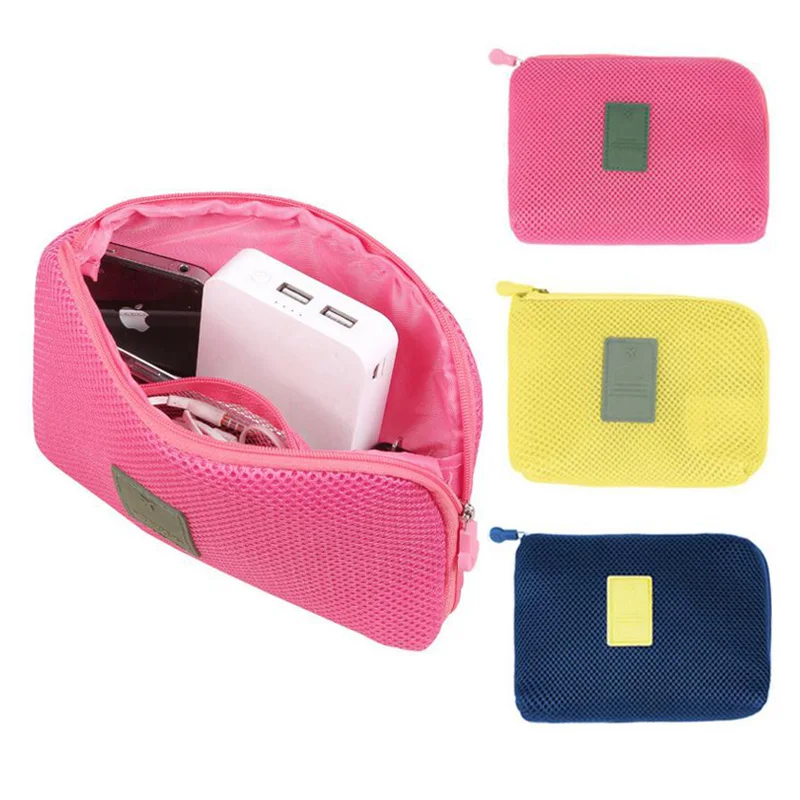  Organizer System Kit Case Portable Storage Bag Digital Gadget Devices USB Cable Earphone Pen Travel
