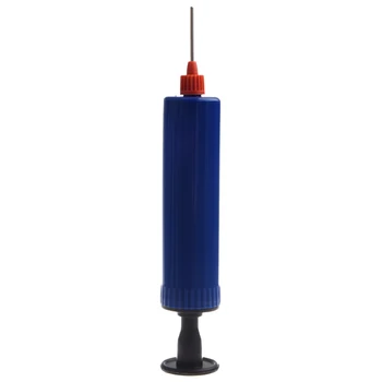 

Football Soccer Inflatable Ball Hand Air Pump with Needle Blue