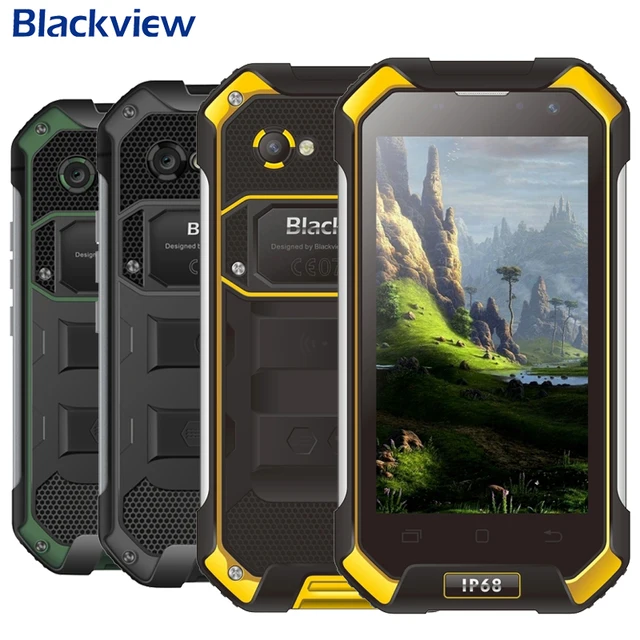 Blackview BV6000 смартфон 4 г LTE водонепроницаемый IP68 4.7 "HD MT6755 Octa core Android 6.0 мобильный телефон 3 ГБ оперативной памяти 32 ГБ ROM 13MP