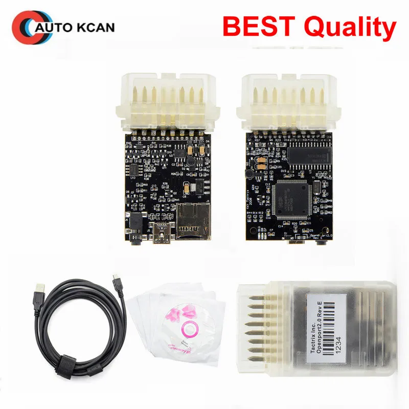 Высокое качество Tactrix Openport 2 0 с ECU FLASH чип тюнинг ECUFLASH со всеми SW полный комплект на