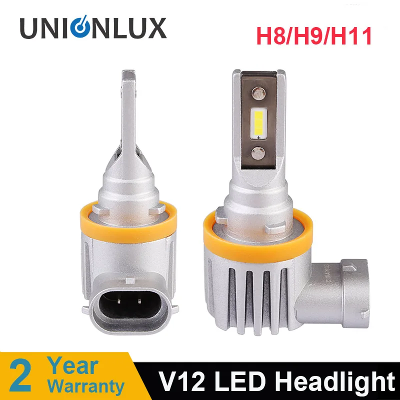 

1:1 Design Fanless H8/H9/H11 LED Headlight Bulb Conversion Kit Without Any Noise,Super Bright H11 880 881 LED Fog Light bulbs