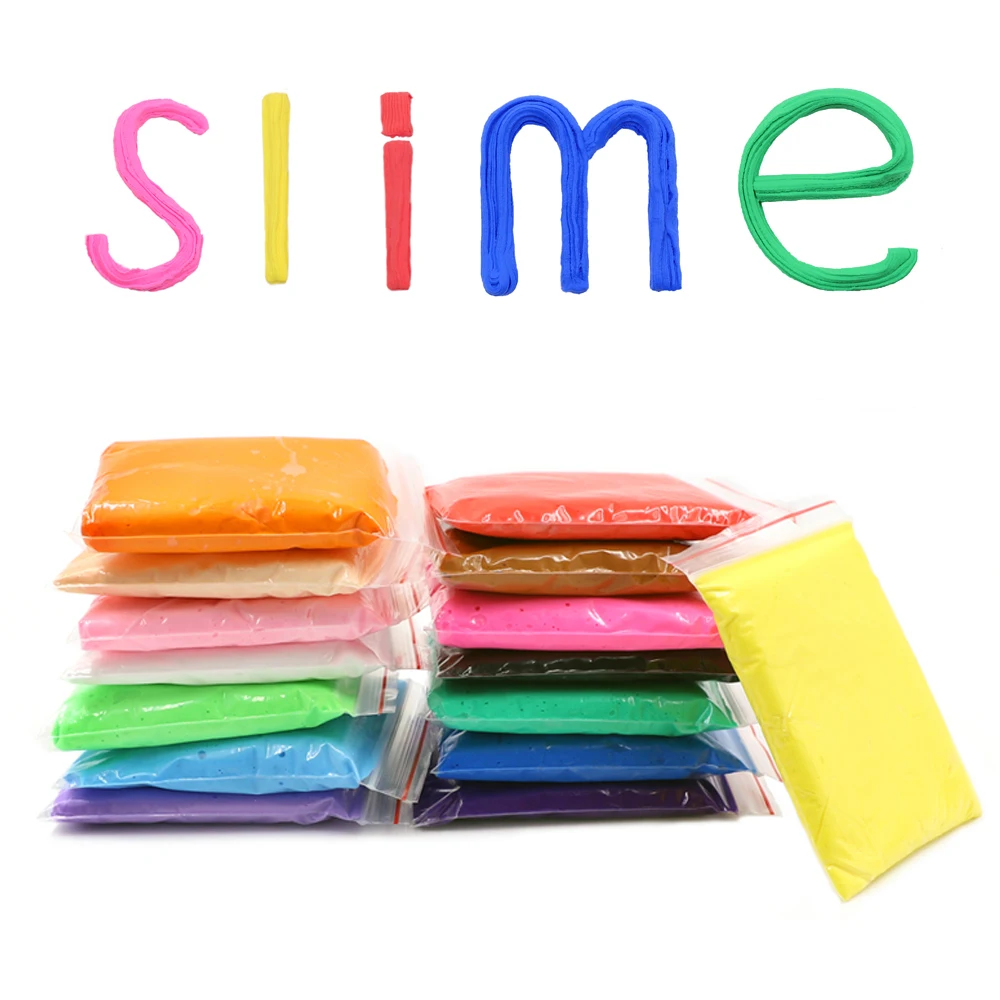 Kids Toys Slime Fluffy Foam Clay 15 Colors Charms Slime Ball Kit Soft Polymer Clay DIY Antistress Toys for Children Kids Toys Slime Fluffy Foam Clay 15 Colors Charms Slime Ball Kit Soft Polymer Clay DIY Antistress Toys for Children