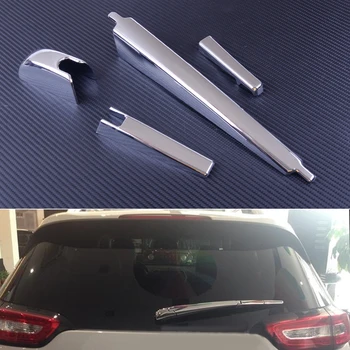 

4pcs Chrome Rear Window Windscreen Rain Wiper Arm Blade Cover Trim Fit For Jeep Cherokee KL 2014-2019 ABS Styling