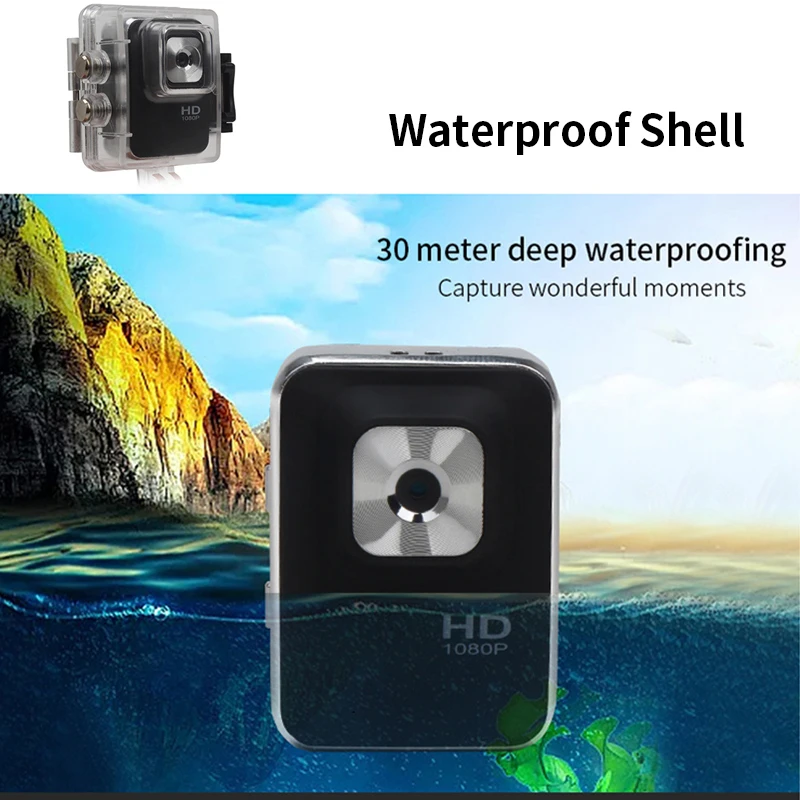 Мини видеокамера Full HD Micro DV камера для обнаружения движения Водонепроницаемая