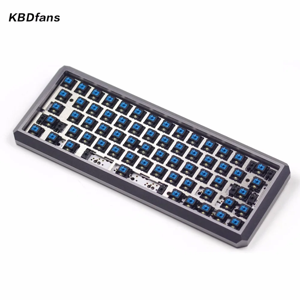 KBDfans полностью собранная 5 градусов механическая клавиатура cherry swich box royal