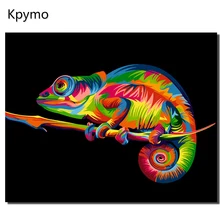 Kpymo масла Краски ing по номерам без рамки Краски на холсте корабли стены цифровой фотографии Краски ing стены дома искусство декор хамелеон подарок