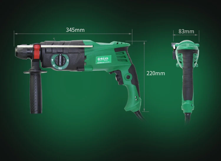 LAOA 900 Вт светильник электрический молоток 26 мм Диаметр трехцелевой электрическая дрель Furadeira электроинструменты с аксессуарами