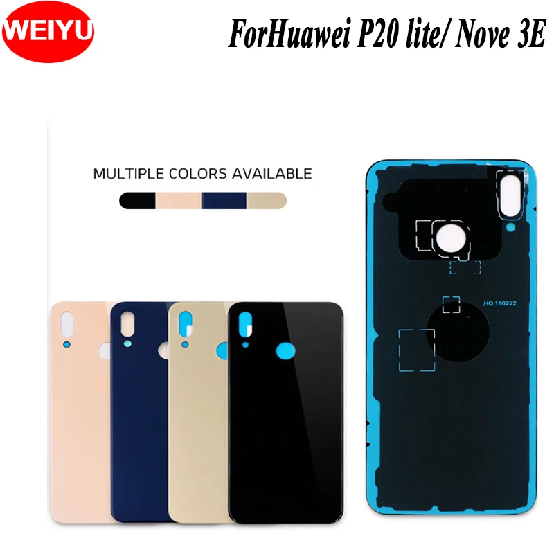 WEIYU для Huawei Nova 3E крышка батареи Защитный чехол P20 lite Задняя задняя корпус