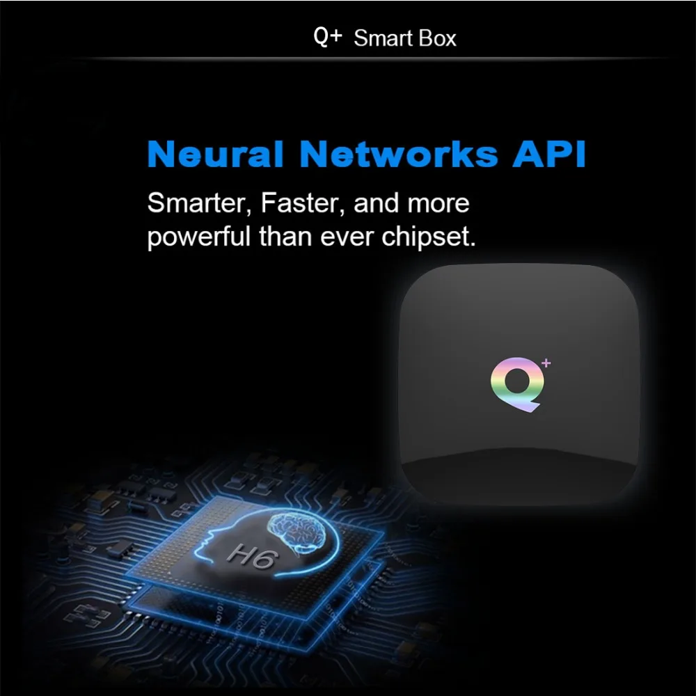 Android 9,0 ТВ приставка Q Plus 4 Гб 64 ГБ 32 ГБ Смарт ТВ приставка Allwinner H6 четырехъядерный 6K H.265 2,4 ГГц Wifi Android 9 ТВ приставка 2 Гб 16 Гб