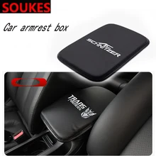 Кожи эмблема автомобиля подлокотник центральной консоли коробка площадкой для AC SCHNITZER BMW E46 E39 E90 E60 E36 F30 F10 E34 X5 E53 E30 F20 E92 E87 M3