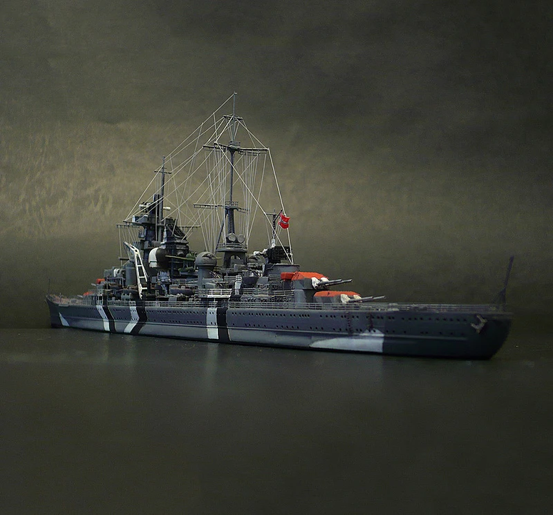 1/700 весы Второй мировой войны Германия темно линкор Prinz Eugen комплект модели корабля Корабль игрушки нет необходимости для клей