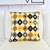 Home Decor Embroidered Cushion Cover Blue Yellow Green Abstract Geometric Canvas Cotton Square Embroidery Pillow Cover 45x45cm 9