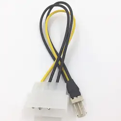 4Pin к 3Pin usb-вентилятор интерфейс кабель конвертера кабели D Тип 4 P к 3 P процессор видеокарта вентилятор кабель питания Conveter адаптер