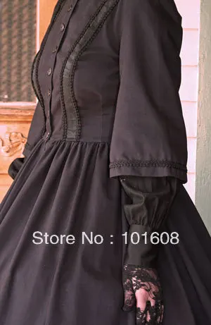 1860 S викторианской корсет готический/Гражданская война Southern Belle бальное платье Хэллоуин платья США 4-16 v-1247