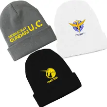 Модная унисекс аниме Гандам UC Celestial Beanie хлопковые Вязаные Лыжные черепа хип-хоп мешковатая шапка зимняя шапка для косплея мобильный костюм