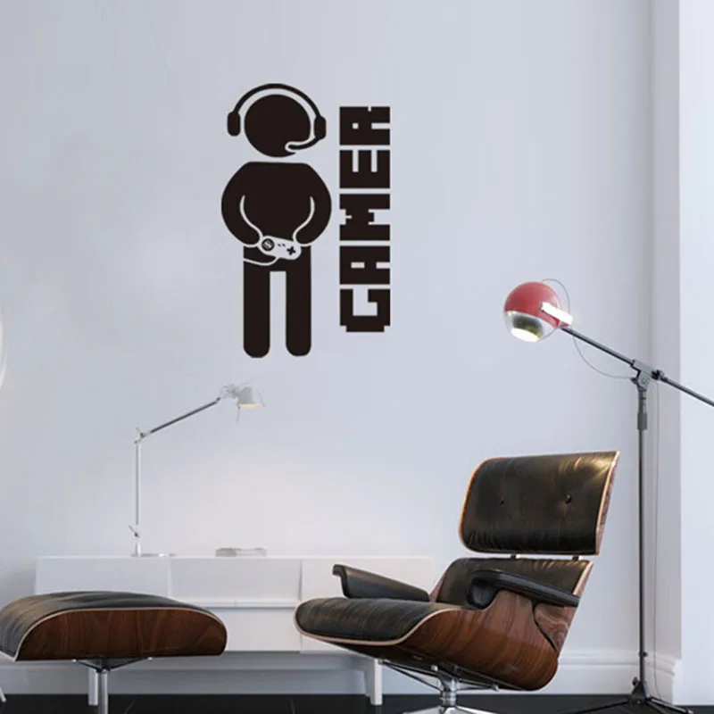 video game wall sticker gamer joystick wall decal art for home video game wall sticker gamer joystick wall decal art for home