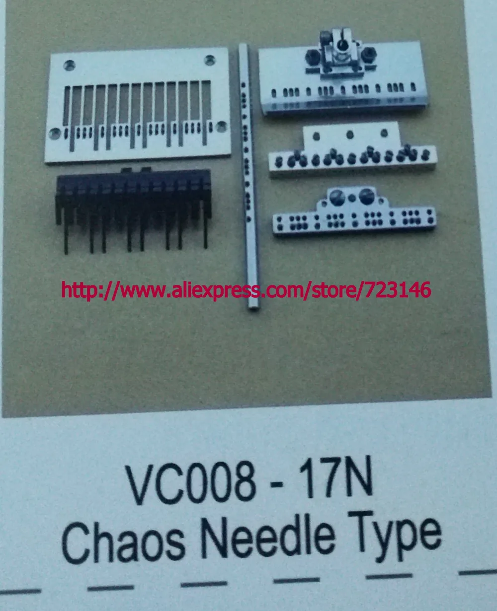 

chaos needle type vc008-17n 17 NEEDLE GAUGE SET NDUSTRIAL SEWING MACHINE PLATE FOR CANSAI JUKI SINGER