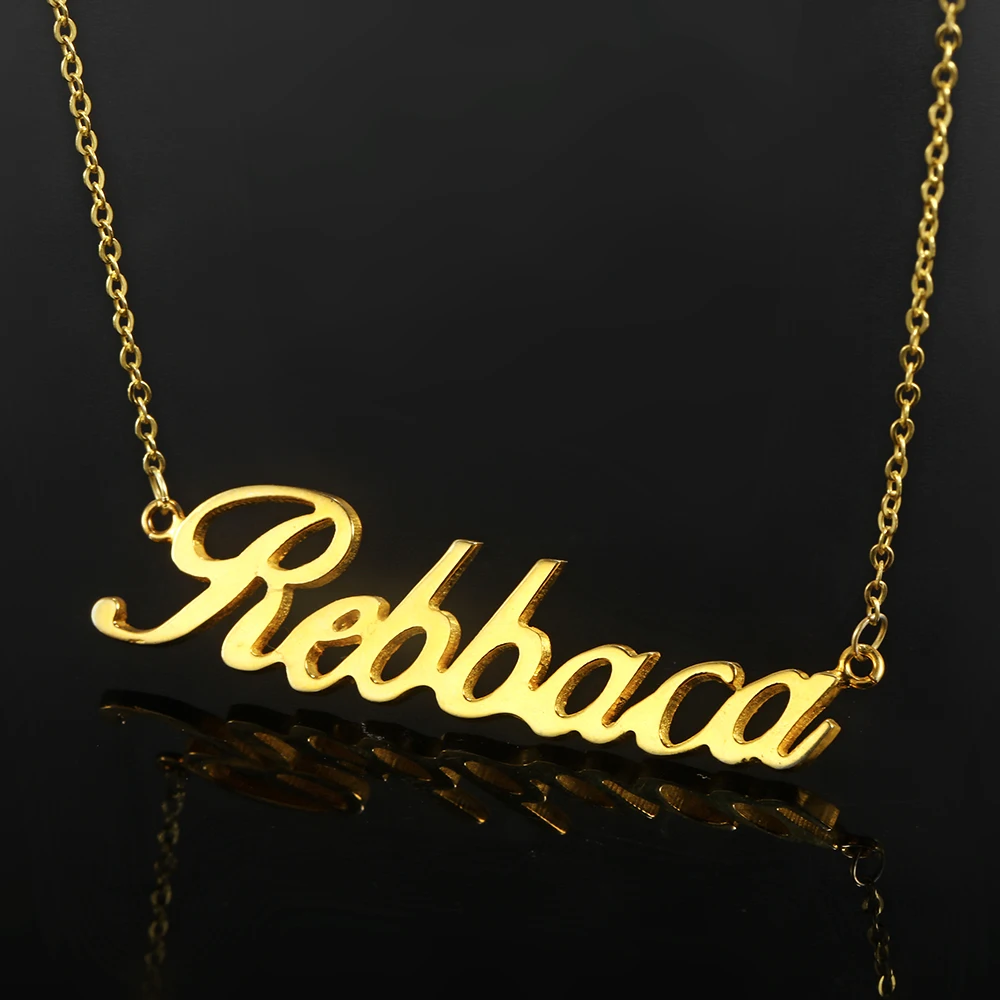 L11 Personalized Name Necklace for Woman Necklace & Pendant 925 Sterling Silver Custom Nameplate Necklace Customized Lover Gift (4)