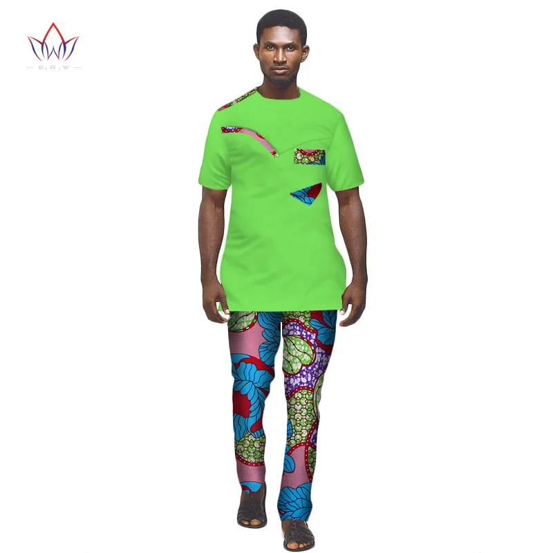 Дашики мужские топ брюки комплект 2 шт. комплект одежды африканская мужская одежда riche африканская одежда для мужчин рубашка Дашики с