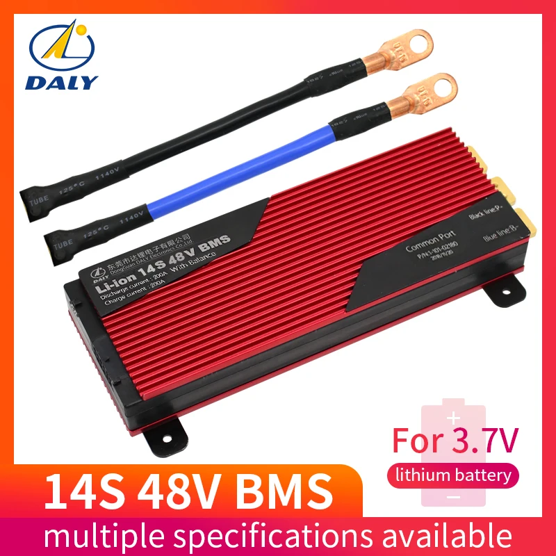 Daly 14s 48v battery pcm bms 200a e bike li ion battery management