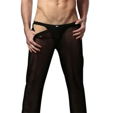 Мужская женственная сетчатая Прозрачная свободная посадка брюки быстросохнущие прямые брюки для сна спортивные штаны дышащая сетка Новинка