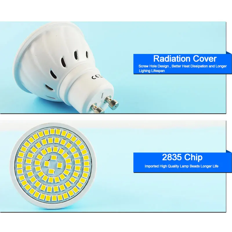 LED Spot Light MR16 GU10 E27 E14 LED Bulb 220V 110V 12V LED Lamp 5W 6W 8W Ampoule Bombillas Lampara Lampada LED Spotlight GU5.3