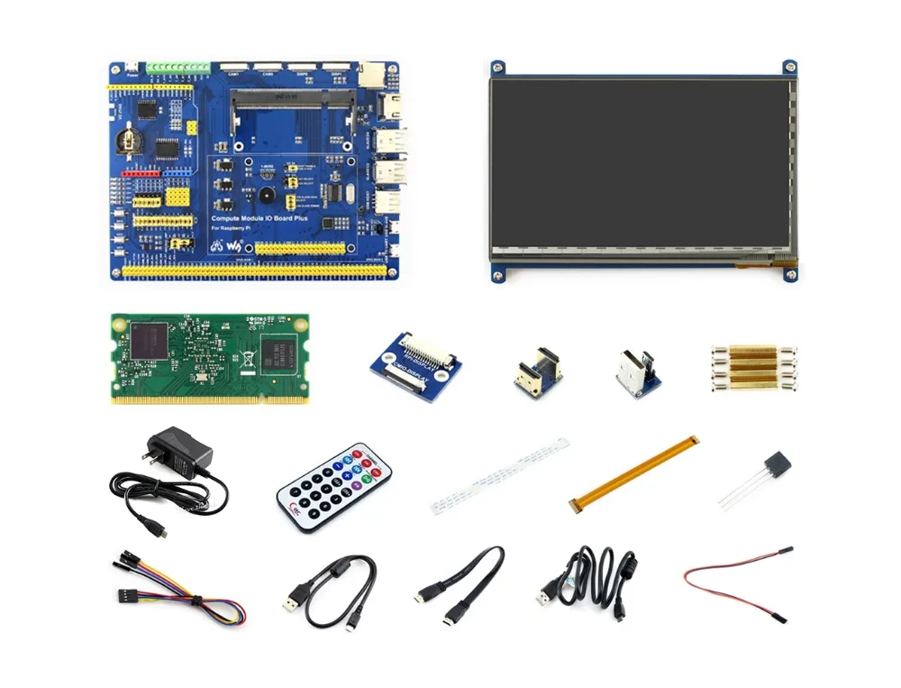 Raspberry Pi компьютерный модуль 3 макетный Комплект Тип B с см3 Плата ввода вывода плюс