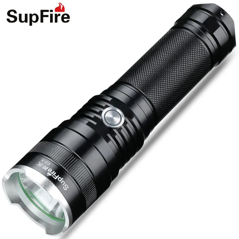 Supfire USB LED Flashlight Torch Light C8 S/C8 X Camping CREE XML L2 ...